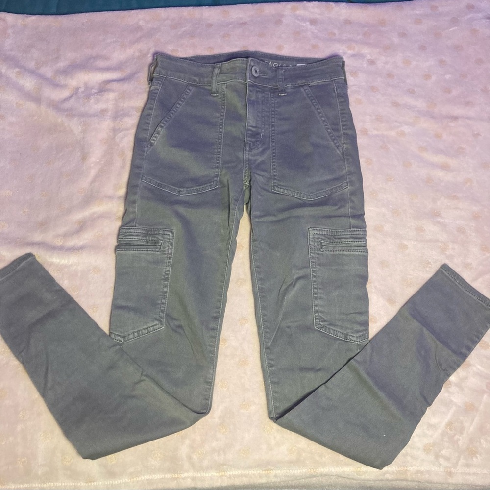 American Eagle Outfitters Light Gray Jeans